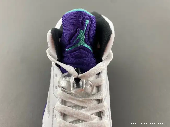 Official Maikesneakers 136027-108 Air (2013) Grape Retro 5 Jordan 0328